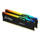  64GB 6000MHz DDR5 RAM Kingston Fury Beast Black RGB EXPO CL30 (2x32GB) (KF560C30BBEAK2-64) 