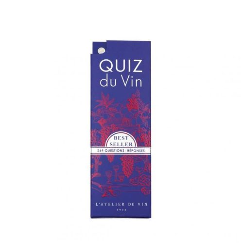  L'Atelier du Vin 056735 Wine Quiz bor kvíz 264 kérdés és válasz a borokról 