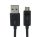  Adatkábel és töltő (USB - microUSB, 120cm) FEKETE (EAD62329304) 