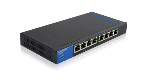  Linksys Gigabit PoE+ 8 port Switch (LGS108P) 