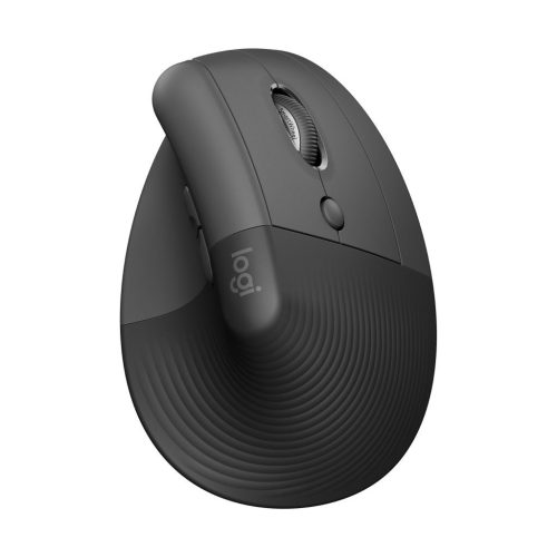  Logitech Lift jobbkezes függőleges ergonómikus vezeték nélküli egér grafitszürke (910-006473) 