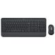  Logitech Signature MK650 Combo For Business vezeték nélküli német billentyűzet + egér fekete (920-010994) 