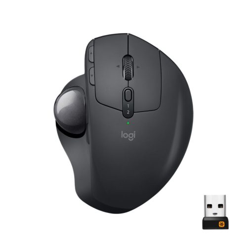  Logitech MX ERGO vezeték nélküli hanyattegér fekete (910-005179) 