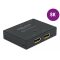 Delock DisplayPort 2 - 1 kapcsoló kétirányú 8K 30 Hz (11478)