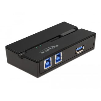   Delock USB 3.0 kapcsoló 2 személyi számítógép - 1 eszköz (11495)