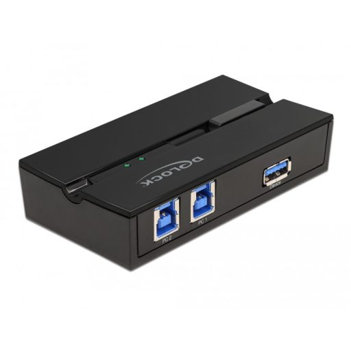 Delock USB 3.0 kapcsoló 2 személyi számítógép - 1 eszköz (11495)