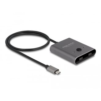   Delock USB 10 Gbps USB Type-C  kapcsoló 2 az 1-ben Kétirányú 8K (11500)