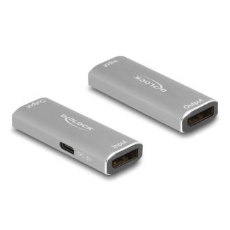 Delock DisplayPort 1.4 ismétlő 8K 30 Hz 20 m (11504)