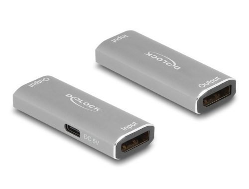 Delock DisplayPort 1.4 ismétlő 8K 30 Hz 20 m