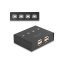 Delock USB 2.0 kapcsoló 4 személyi számítógép - 4 eszköz (11507)