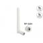 Delock WLAN 802.11 b/g/n antenna RP-SMA-dugó 2 dBi mindenirányú, dönthető csatlakozással (fehér) (12006)