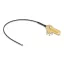 Delock Antenna kábel SMA 90  PCB anya válaszfali csatlakozóval apa I-PEX Inc., MHF  4L-dugó 1.13 15 cm menethossz 15 mm (12031)