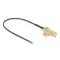 Delock Antenna kábel RP-SMA 90  PCB anya válaszfali csatlakozóval apa I-PEX Inc., MHF  4L-dugó 1.13 25 cm menethossz 15 mm (12033)