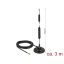 Delock GSM antenna SMA-dugó 5 dBi irányítatlan, rögzített, mágneses talppal és csatlakozókábellel (R (12418)