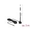 Delock LTE antenna SMA-dugó 5 dBi irányítatlan, rögzített, mágneses talppal és csatlakozókábellel (R (12427)