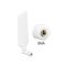 Delock LTE WLAN Dual Band antenna SMA 1 ~ 4 dBi minden irányú, forgatható, rugalmas csuklóval fehér (12430)