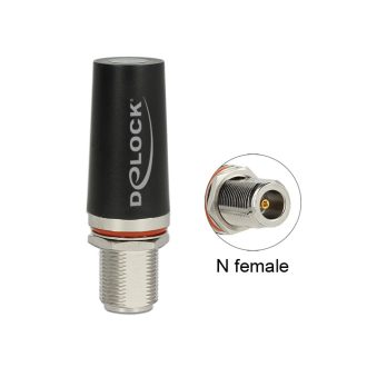   Delock LTE Antenna N Jack 3 dBi minden irányú, fix fekete tetőre szerelhető kültéri antenna (12456)