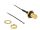 Delock RP-SMA Jack Bulkhead antenna kábel > MHF IV / HSC MXHP32 kompatibilis dugó 200 mm (12460)