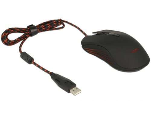 Delock 4 gombos optikai, USB gamer egér (12531)