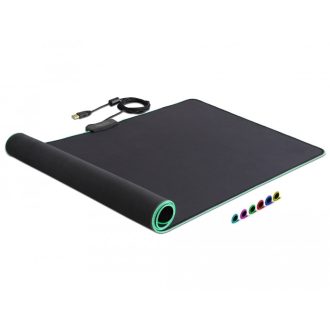   Delock USB egérpad 920 x 303 x 3 mm RGB megvilágítással (12555)