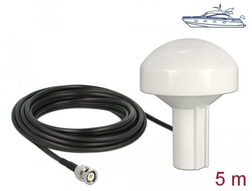 Navilock 1575 MHz-es BNC 28 dBi apa GNSS GALILEO GPS QZSS vízi irányított antenna minden irányba csa (12578)