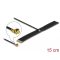 Delock LPWAN antenna MHF  I dugó - 0,38 dBi 1,13 15 cm FPC belső öntapadós (12614)