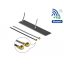 Delock WLAN 802.11 ac/ax/a/h/b/g/n ikerantenna, 2 x MHF  I csatlakozódugó, 2,2   4,0 dBi, 2 x 15 cm- (12627)
