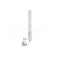 Delock 4G / WiFi 2,4 GHz N irányított antenna (anya) 3 dBi 33,3 cm omnidirekcionális rögzített teljesítménnyel kültéri fali és állított elhelyezésre fehér (12653)