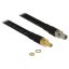 Delock Antennakábel SMA dugó > SMA Jack CFD400 LLC400 1 m alacsony veszteségű (13005)