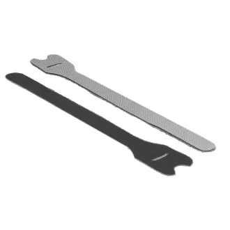   Delock Tépőzáras kábelkötegelő L 240 mm x B 13 mm 10 darab, fekete (18264)