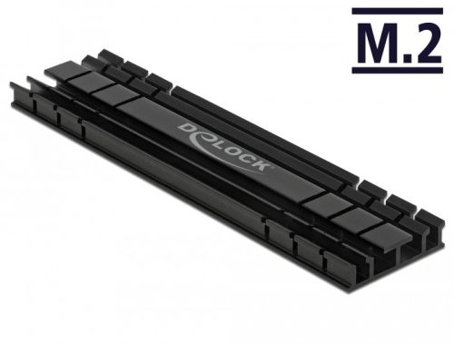 Delock Hűtőborda lapos 100 mm M.2 Modul fekete (18286)