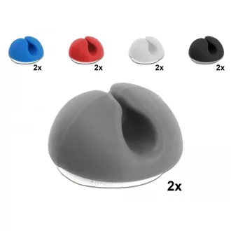   Delock Kábeltartó mini szett 10 darabos megfelelo színekben (18294)