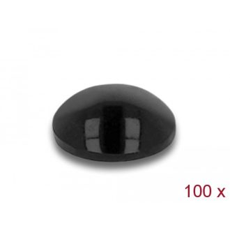   Delock Gumi alátét öntapadós 5 x 2 mm 100 db. fekete (18306)