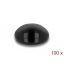 Delock Gumi alátét öntapadós 5 x 2 mm 100 db. fekete (18306)