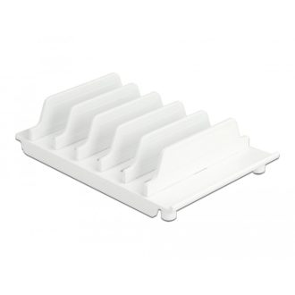   Delock Eszköztartó 6 tablet vagy okostelefon számára, fehér (18365)