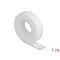 Delock Velcro fehér ragasztó szalag guriga Hx 1 m x Sz 13 mm (18375)