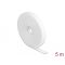 Delock Velcro fehér ragasztó szalag guriga Hx 5 m x Sz 13 mm (18377)