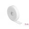 Delock Velcro fehér ragasztó szalag guriga Hx 3 m x Sz 20 mm (18380)
