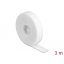 Delock Velcro fehér ragasztó szalag guriga Hx 3 m x Sz 20 mm (18380)