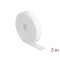 Delock Velcro fehér ragasztó szalag guriga Hx 5 m x Sz 20 mm (18381)