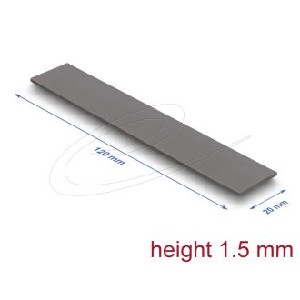   Delock Hővezető párna 120 x 20 x 1,5 mm M.2 modulokhoz 3,0 W/mK (18476)