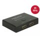 Delock HDMI 2 - 1 kapcsoló kétirányú 4K 60 Hz (18749)