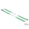 Delock Rozsdamentes Acél Kábelkötegek Hossza 400 x Szélesség 7,9 mm zöld 10 db. (18807)