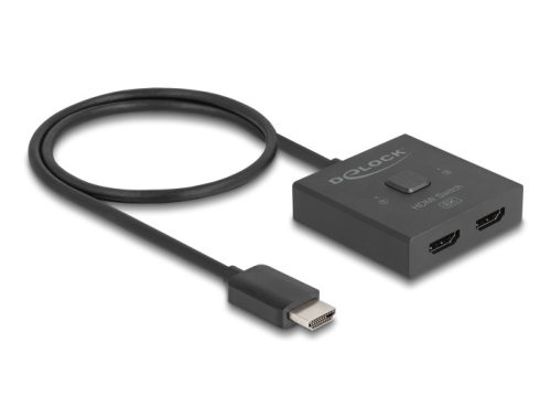 Delock HDMI kapcsoló 2 az 1-ben Kétirányú 8K