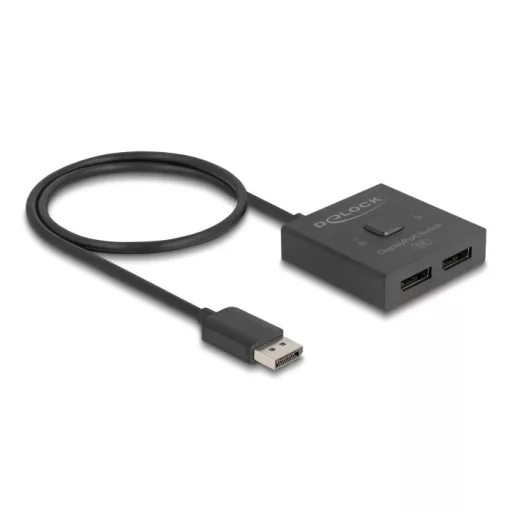 Delock DisplayPort kapcsoló 2 az 1-ben Kétirányú 8K (18906)