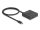 Delock USB 10 Gbps USB Type-C  kapcsoló 2 az 1-ben Kétirányú 8K (18911)