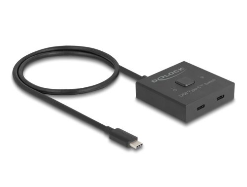 Delock USB 10 Gbps USB Type-C  kapcsoló 2 az 1-ben Kétirányú 8K (18911)