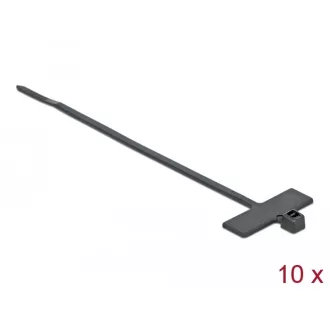   Delock Kábelkötöző címkével Hx 200 x Sz 2,5 mm, 10 darab fekete (18959)