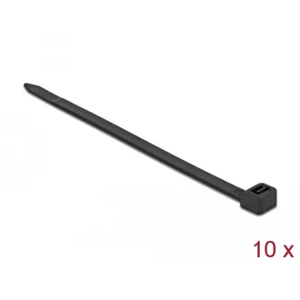   Delock Kábelkötegelő 500 x 8,8 mm (H x Sz), 10 darab fekete (18989)