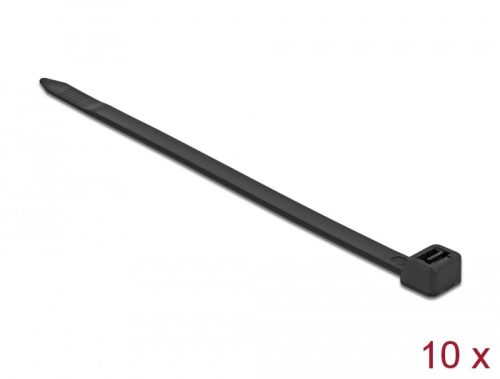 Delock Kábelkötegelő 500 x 8,8 mm (H x Sz), 10 darab fekete (18989)
